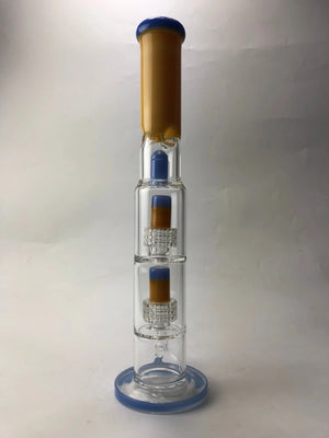 Double Matrix Perc Water Bong 17"