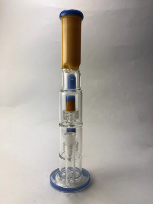 Double Matrix Perc Water Bong 17"