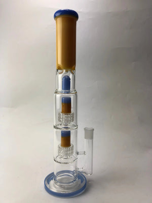 Double Matrix Perc Water Bong 17"