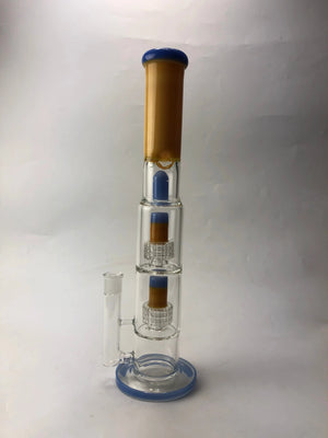 Double Matrix Perc Water Bong 17"