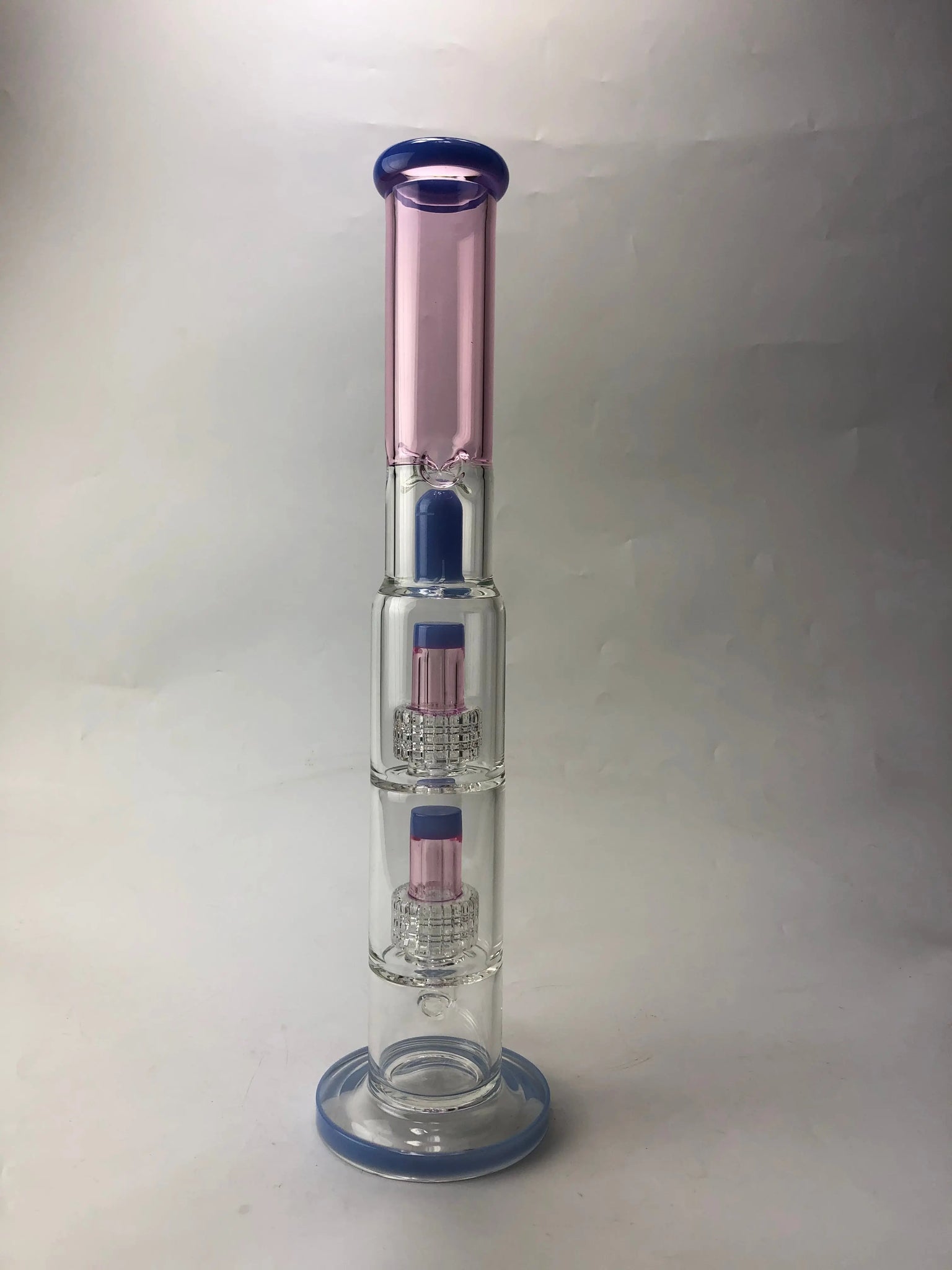 Double Matrix Perc Water Bong 17"