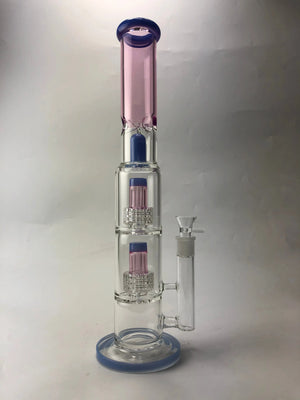 Double Matrix Perc Water Bong 17"